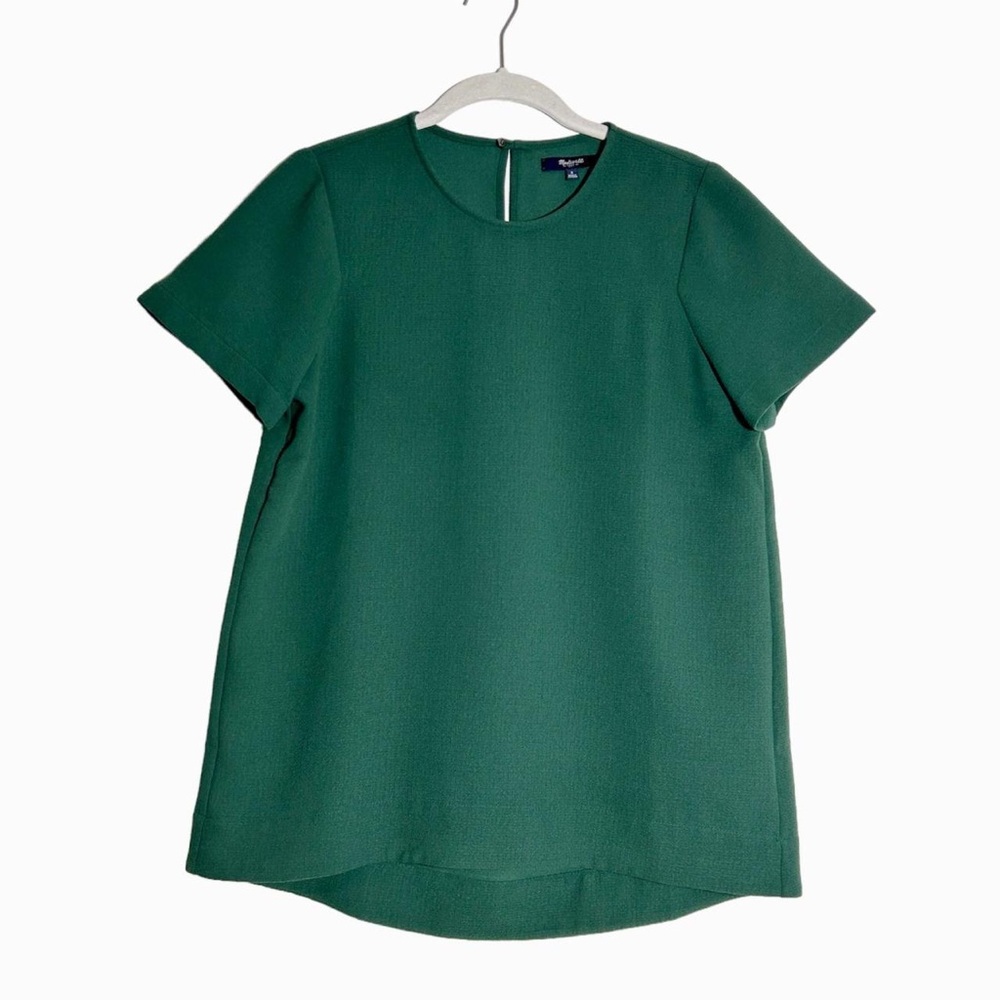 Madewell high-low crepe top